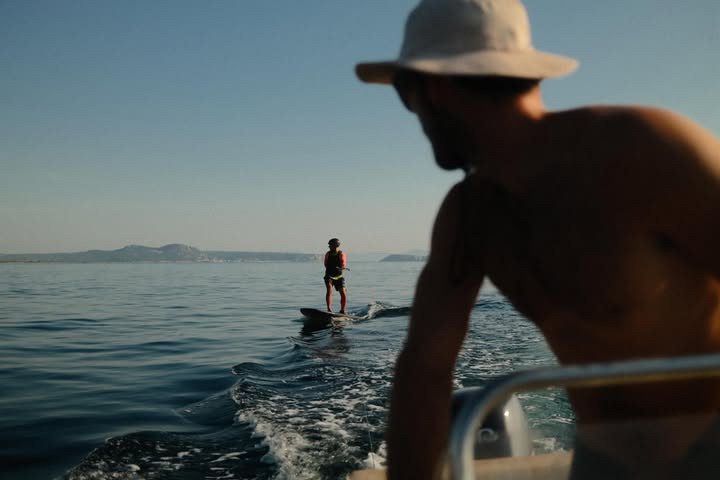 foil lesson in pantai costa brava begur pals