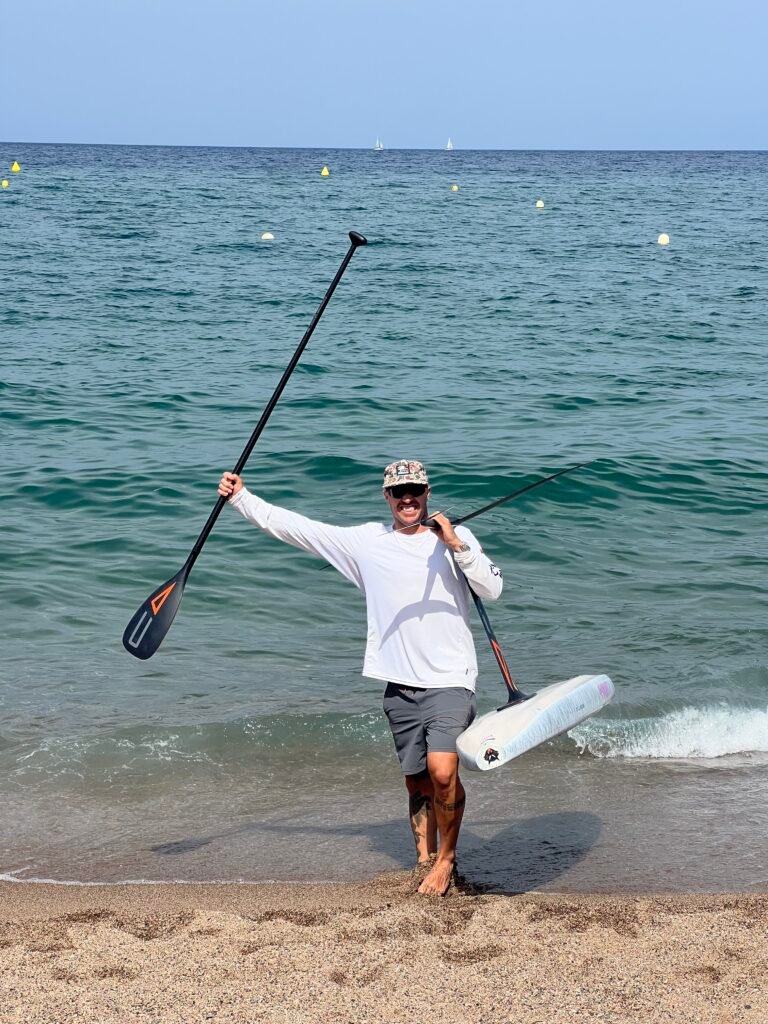 carlos manich foil lesson pantai costa brava downwind supfoil